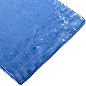 Blue textured mat on a white background
