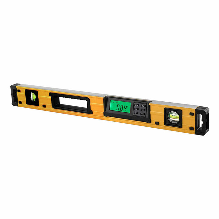 24" Digital Level with Bubble & Memory Function - LCD Screen with backlight
