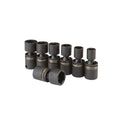 3/8 in. Drive SAE Impact Swivel Socket Set, 7 Piece