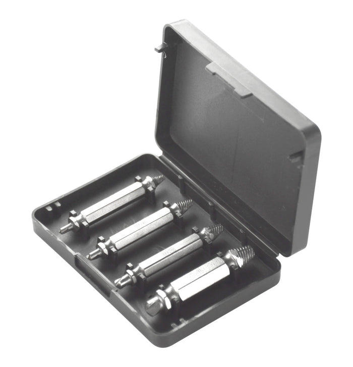 4Pc Mini Power Damaged Screw Extractor Easy Out Bit Remover Tool Set - tool