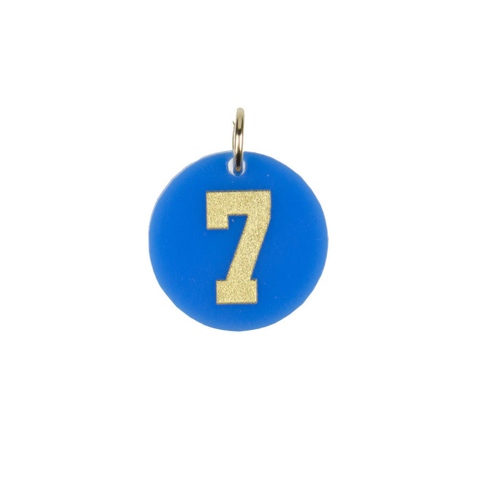I found this at #moonandlola! - Acrylic Varsity Number Charm
