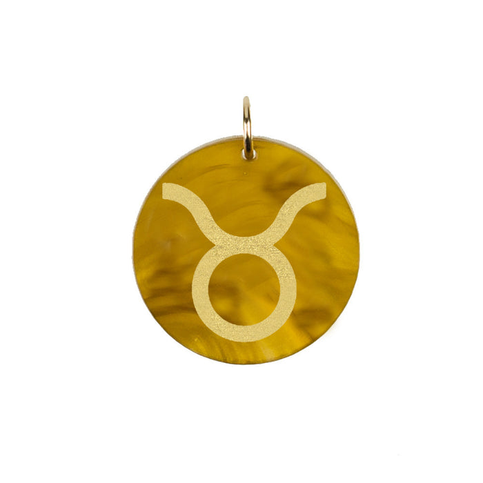 I found this at #moonandlola! - Zodiac Symbol Charm Taurus
