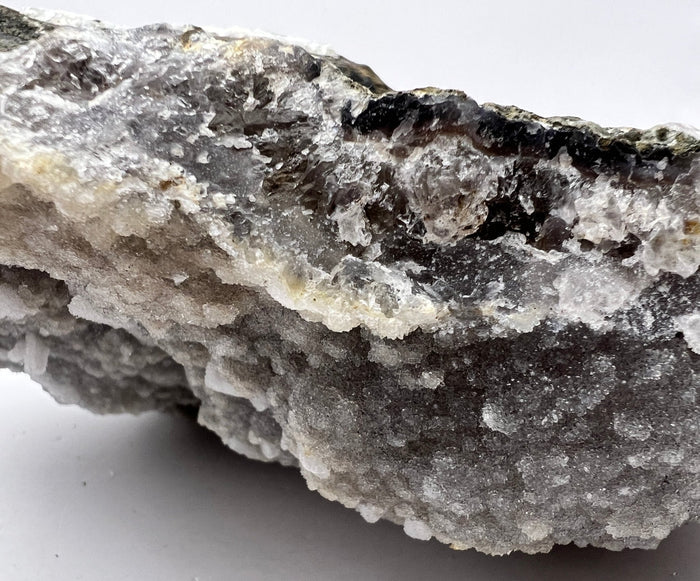 Amethyst and White Calcite - Large - Raven's Cauldron