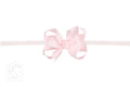 BC 3.5 Powder Pink Scallop Edge Bow on Pantyhose