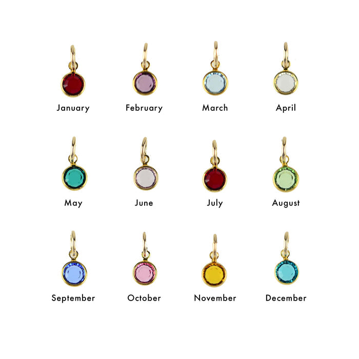 Moon and Lola - Birthstone Charm