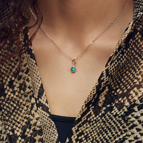 Moon and Lola - Birthstone Necklace