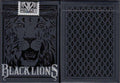 PlayingCardDecks.com-Black Lions Playing Cards USPCC