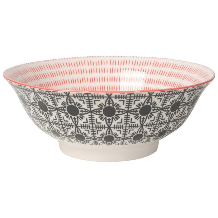 Black Tiles Stamped Bowl