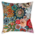 Boho Bouquet Indoor Decorative Pillow