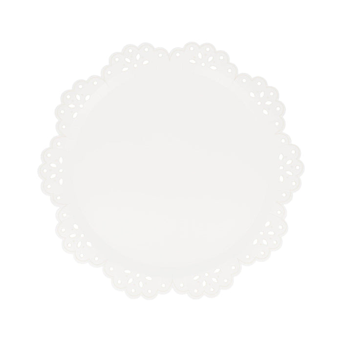 Broderie Anglaise Lace White Side Plates