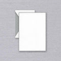 Crane Paper Pewter Bordered Pearl White Boxed Half Sheets
