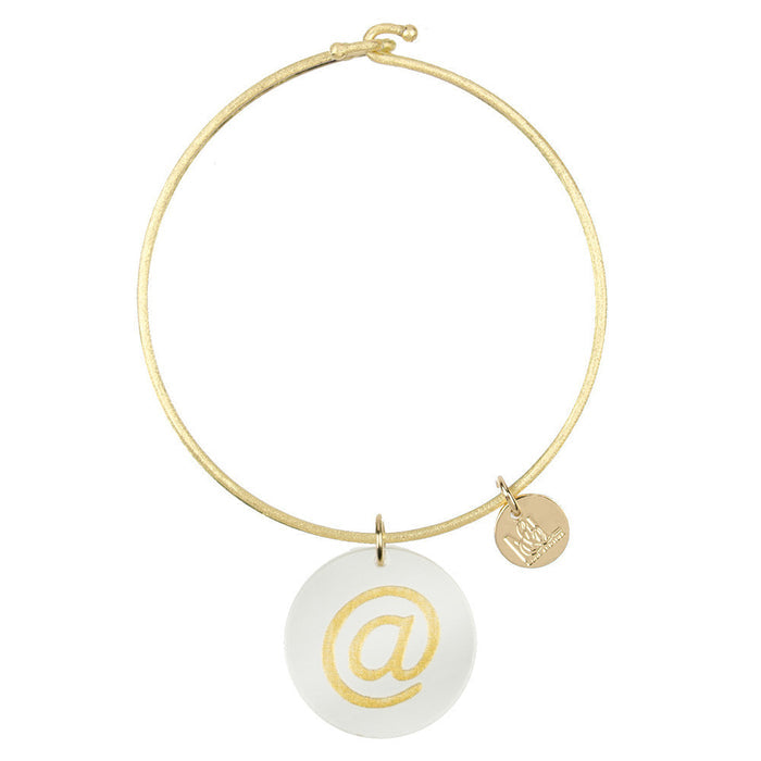 I found this at #moonandlola! - Eden At Sign Charm Bangle