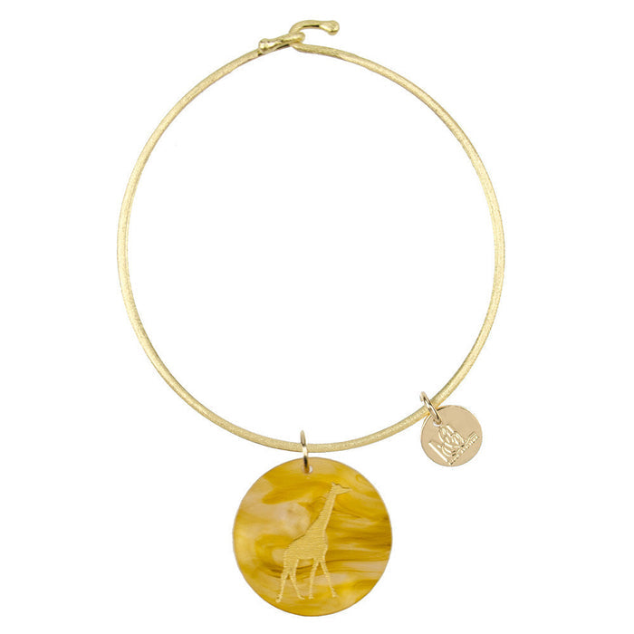 I found this at #moonandlola! - Eden Giraffe Charm Bangle