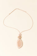 Eleri Natural Wood Pendant Necklace