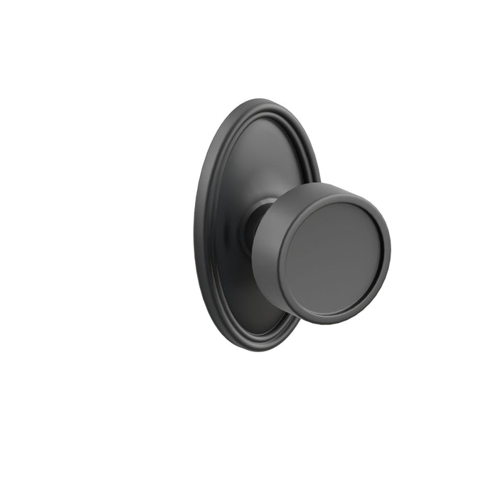 Emtek Concealed Fastener Verve Knob Set With Oval Rosette