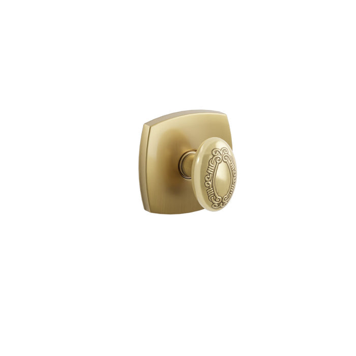 Emtek Concealed Fastener Victoria Knob Set With Urban Modern Rosette
