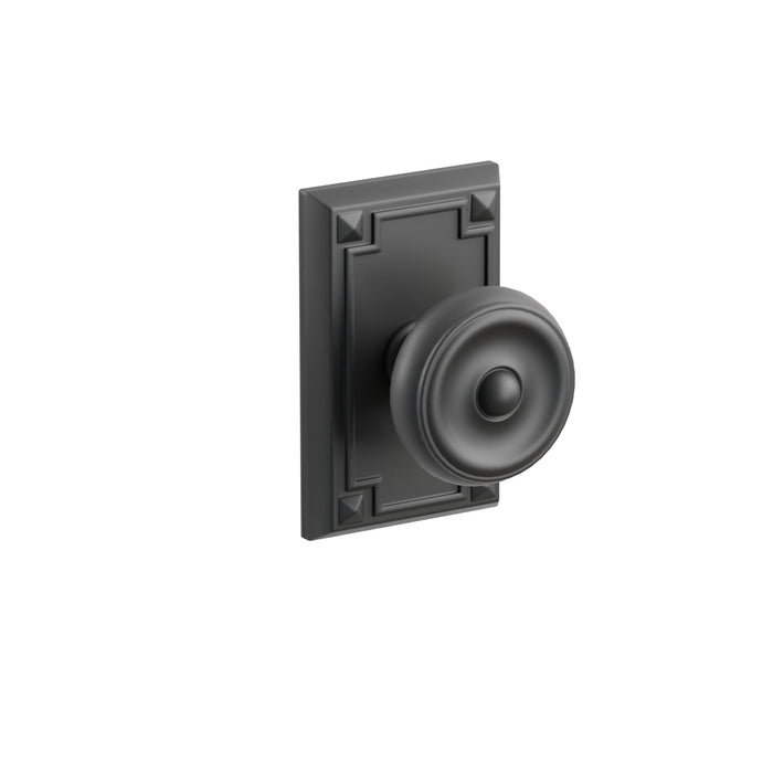 Emtek Concealed Fastener Waverly Knob Set With Arts & Crafts Rosette
