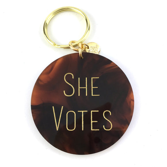 Moon and Lola - Equality For All Round Keychain