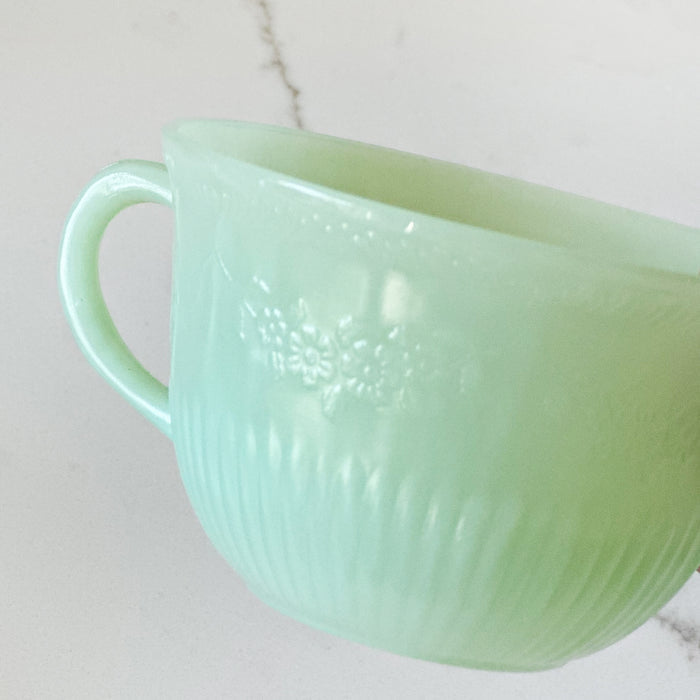FIRE KING JADEITE CUP & SAUCER SET