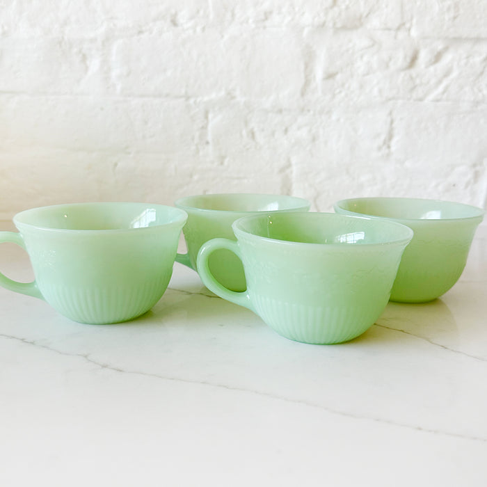 FIRE KING JADEITE CUP & SAUCER SET