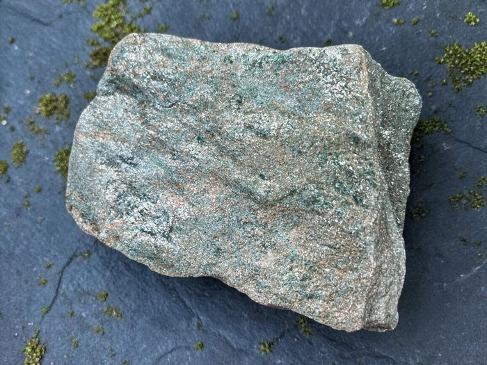Fuchsite rough natural crystal large green healing stone 1018 grams Raven’s Cauldron Delaware Ohio