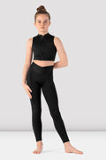 Girls Jacky Zip Front Crop Top - BLOCH EU