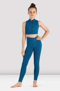Girls Jacky Zip Front Crop Top - BLOCH EU