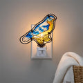 Glass Bluebird Nightlight