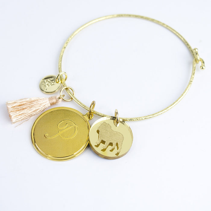I found this at #moonandlola! - Nora Bangle with Pet, Dalton and Tassel Charm
