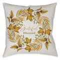 Grateful Blessed Outdoor Decorative Pillow