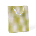 Green Gingham Gift Bag