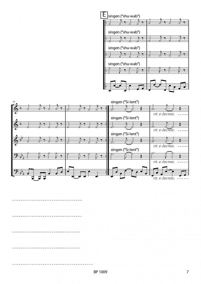 Grepling - Silent Brass for Brass Quintet
