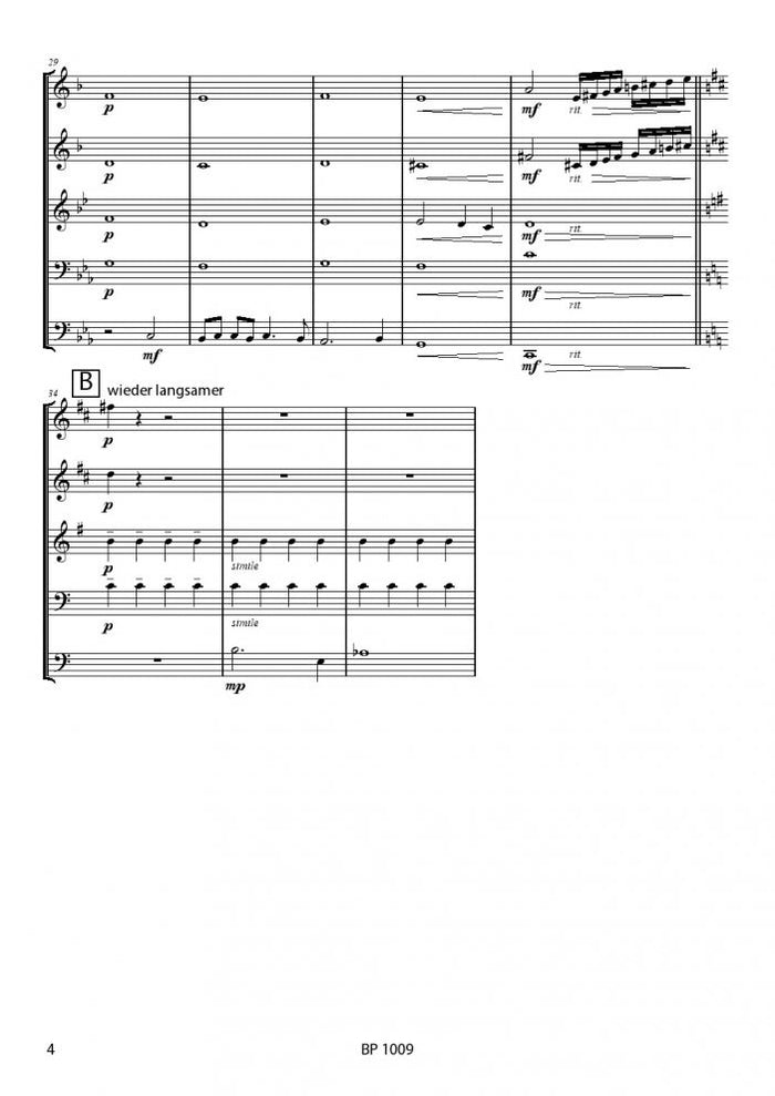 Grepling - Silent Brass for Brass Quintet