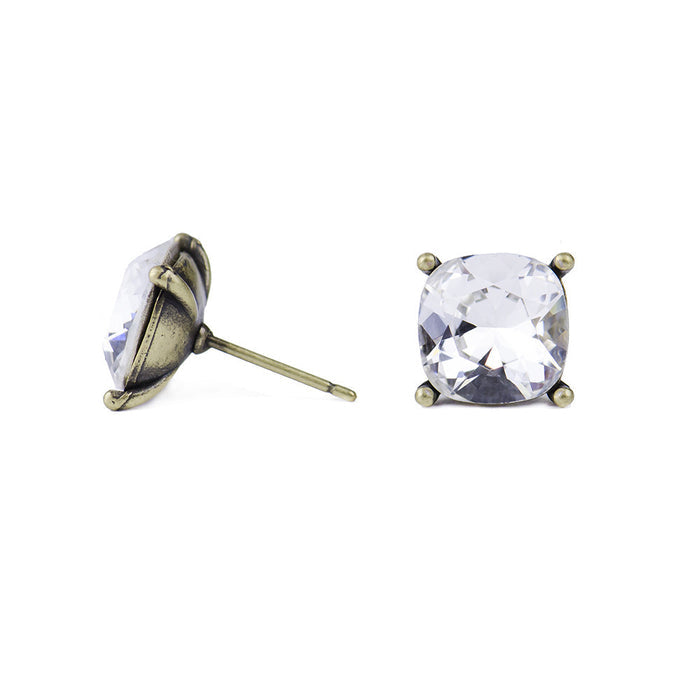 I found this at #moonandlola! - Hadley Swarovski Studs Side View