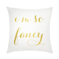 I found this at #moonandlola! - I'm So Fancy Pillow gold color