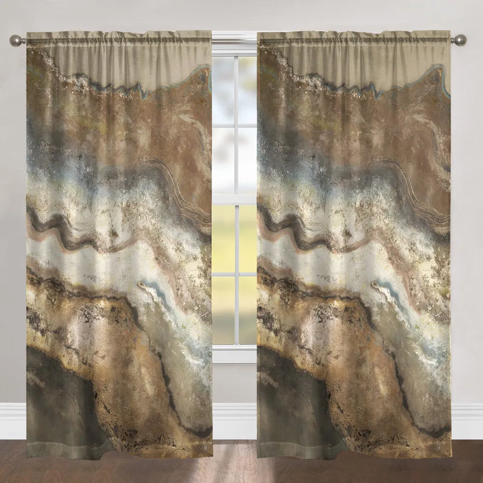 Lava Flow Room Darkening Window Panel