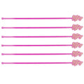 I found this at #moonandlola! - Let Loose Drink Stirrers Hot Pink