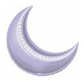 Lilac Crescent Moon Foil Balloon 35" - bubblegum market