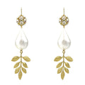 Moon and Lola - Lynbrook Leaf Earrings