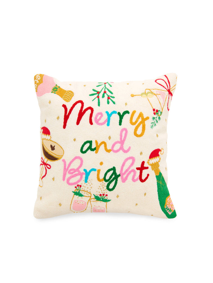 "Merry and Bright" Pillow