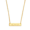 I found this at #moonandlola - Engraved Bar Necklace close up