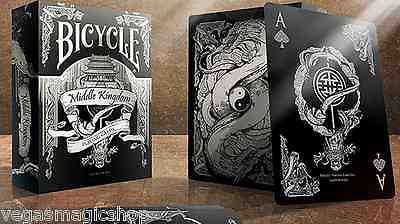PlayingCardDecks.com-Middle Kingdom Black Bicycle Playing Cards