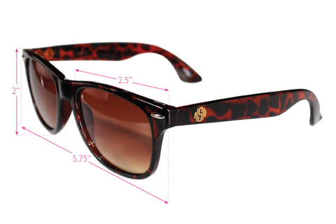 Moon and Lola - Monogram Wayfarer-Style Sunglasses