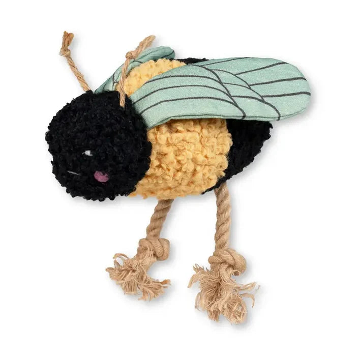 Mrs. Bee Mixed Material Dog Toy