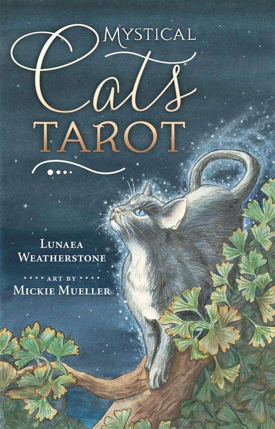 PlayingCardDecks.com-Mystical Cats Tarot - 78 Card Deck & 216 Page Book
