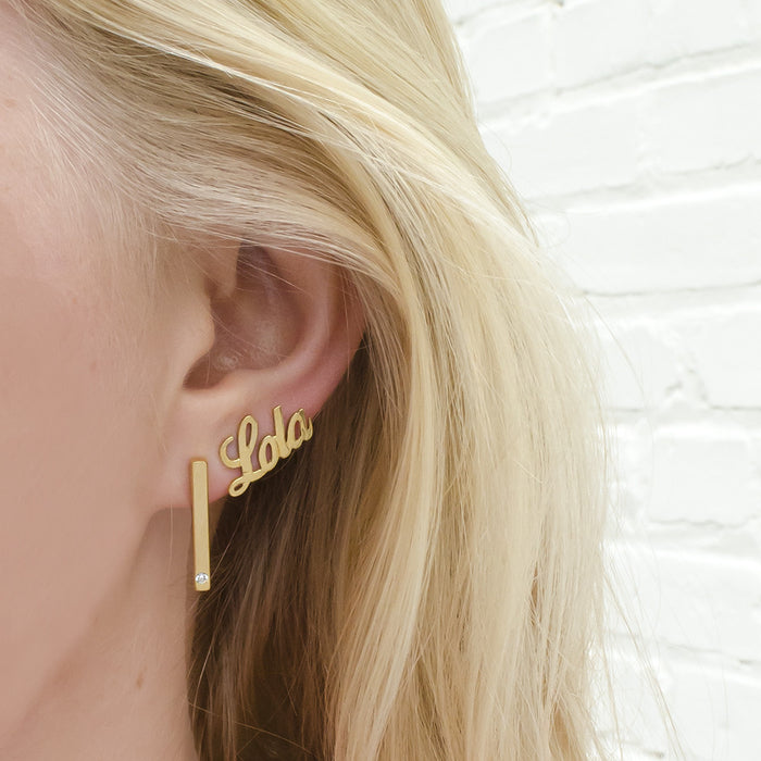 I found this at #moonandlola - Nameplate Ear Crawler on model