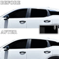 Fits Nissan Kicks 2025-2026 Vinyl Chrome Delete Grille Blackout Decal Stickers Overlay Film - Bogar Tech Designs