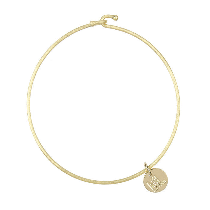 I found this at #moonandlola! - Nora Bangle Gold