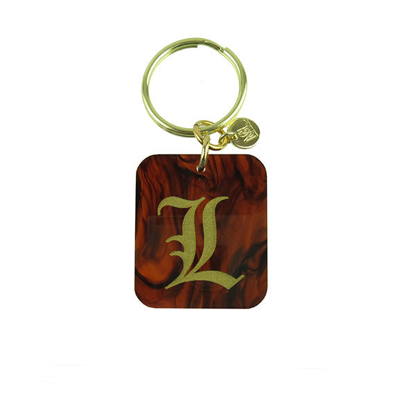 Moon and Lola - Old English Keychain
