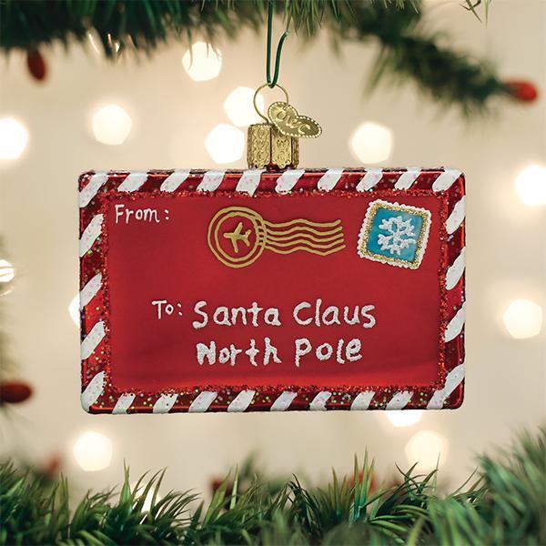 Old World Christmas Letter To Santa Ornament